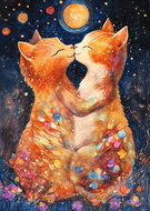 TREFL Puzzle Měsíční polibek 500 dílků - Jigsaw Puzzle