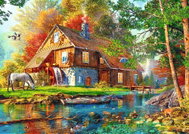 TREFL Puzzle Mill by the river 500 pieces - Jigsaw Puzzle