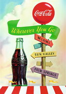 TREFL Puzzle Premium Plus Coca-Cola: Kamkoli jdeš 1000 dílků - Jigsaw Puzzle