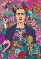 TREFL Puzzle Premium Plus Frida Kahlo: Rozkvetlá duše 1000 dílků - Jigsaw Puzzle