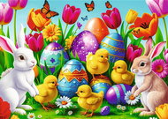 TREFL Puzzle Velikonoční louka 500 dílků - Jigsaw Puzzle