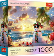 TREFL Puzzle Sněhulák v ráji 1000 dílků - Jigsaw Puzzle