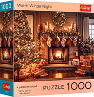 TREFL Puzzle Hřejivá zimní noc 1000 dílků - Jigsaw Puzzle