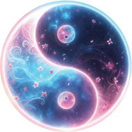 ART PUZZLE Round puzzle Yin and Yang 570 pieces - Jigsaw Puzzle