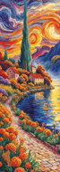 ART PUZZLE Panoramic puzzle Towards the cypress 1000 pieces - Jigsaw Puzzle