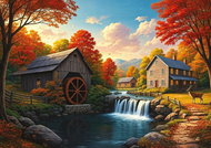 ART PUZZLE Puzzle Deer at the raft 1000 pieces - Jigsaw Puzzle