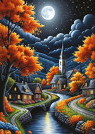 ART PUZZLE Puzzle Magical Autumn Night 1000 pieces - Jigsaw Puzzle