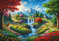 ART PUZZLE Puzzle At the foot of the mountains 500 pieces - Jigsaw Puzzle