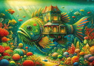 ART PUZZLE Fish House Puzzle 1000 pieces - Jigsaw Puzzle