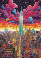 ART PUZZLE Puzzle WOWO Series: Barevný New York 1000 dílků - Jigsaw Puzzle