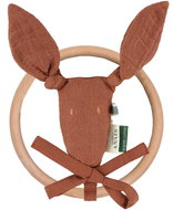 Trixie Rattle and Teether Kangaroo Bliss Rust - Baby Rattle