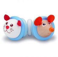 Wonderworld Wooden Rattle Cat and Mouse - Baby Rattle