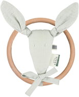 Trixie Kangaroo Bliss Grey Rattle and Teether - Baby Rattle