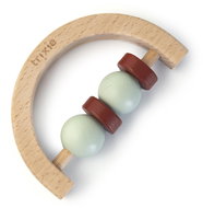 Trixie Wooden Rattle Mint Rust - Baby Rattle