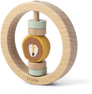Trixie Mr. Lion Round Wooden Rattle - Baby Rattle