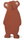 Mr. Monkey natural rubber teething toy