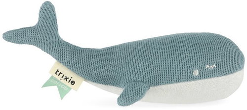 Trixie Mr Whale knitted squeaky toy Main image Trixie Mr Whale knitted squeaky toy - Baby Toy - Main image