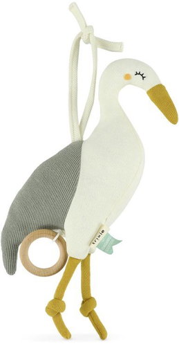 Trixie Mr. Heron knitted hanging toy - Pushchair Toy - Main image
