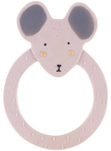 Trixie Mrs. Mouse natural rubber teether Main image Trixie Mrs. Mouse natural rubber teether - Baby Teether - Main image