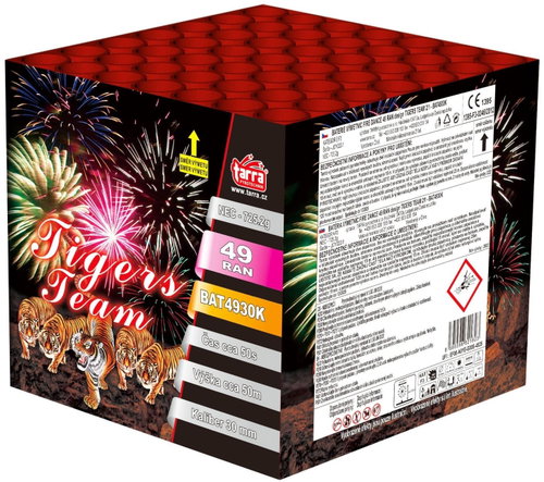 TARRA Fireworks battery - tigers team 49 shots - Fireworks - Main image