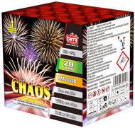 TARRA Fireworks battery of blasting caps - chaos 20 shots - Fireworks
