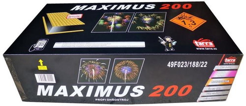 TARRA pyrotechnic Profi composite fireworks - maximus, 200 shots, 1/1 - Fireworks - Main image