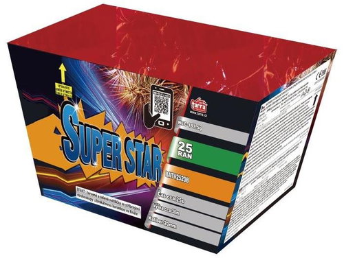 TARRA Fireworks battery - super star 25 shots - Fireworks - Main image