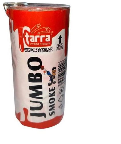Tarra Jumbo smoke pipe red 1 piece tear lock - Fireworks - Main image