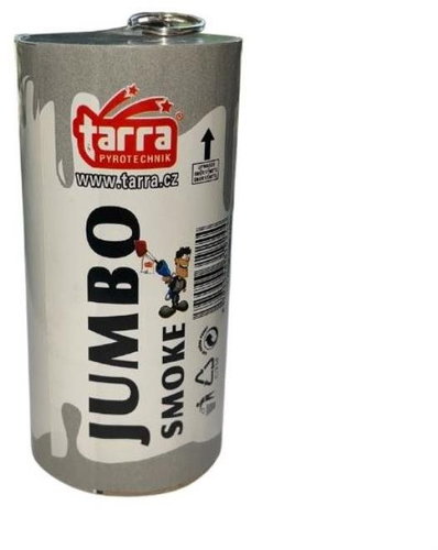 Tarra Jumbo smoke pipe white 1 piece tear lock - Fireworks - Main image