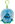 Pendant Fang blue