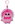 Pendant Kink pink