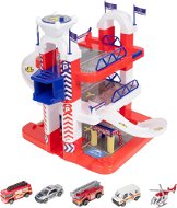 Teamsterz Rescue station with 5 cars - Toy Garage