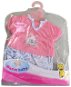 MaDe Oblečení pro panenky vysoké 42 cm, body, růžové - Toy Doll Dress