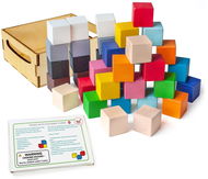 Ulanik Montessori kostky malé - Dřevěné kostky
