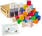 Dřevěné kostky Ulanik Montessori kostky malé - Dřevěné kostky