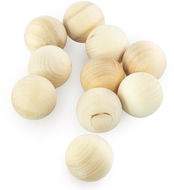 Wooden Balls 10 Balls 35 mm - Game Set