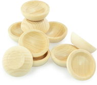 Dřevěná hračka Talířky  - Nádobí do dětské kuchyňky