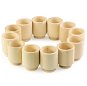 Wooden cups set 12 pieces 4 × 5 cm - Creative Kit
