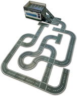 Ulanik Puzzle silnice a garáž - Dřevěné puzzle