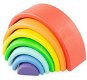 Vzdělávací sada Ulanik Montessori dřevěná hračka Rainbow Small - Vzdělávací sada
