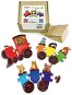 Ulanik Montessori puzzle Rainbow cars - Jigsaw
