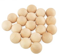 Ulanik Wooden Balls 20 Balls unfinished, 20 mm - Creative Kit