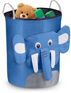 Nukido Toy basket - elephant, blue - Storage Box