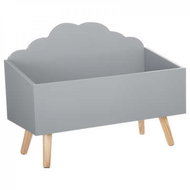 TEXTILOMANIA Toy box CLOUD, grey - Storage Box