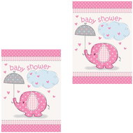 Invitations "baby shower" pregnancy party, girl / girl 8 pcs - 2 pack - Party Accessories