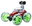 Controlled stunt RC car Twister, red