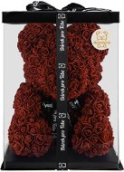 BIG Classic bear 35cm gift wrapped - dark red - Rose Bear