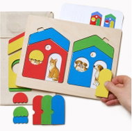 Vemkel Colourful Houses wooden matching game - Educational Toy