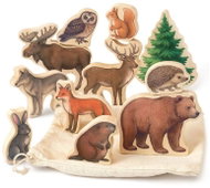 Vemkel Wooden Set Forest Animals - Thematic Toy Set