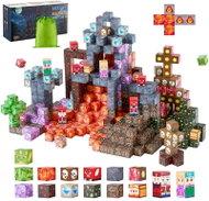 Vevor Magnetické bloky, sada 150 dílků temného hradu, senzorické hračky Stem - Building Set
